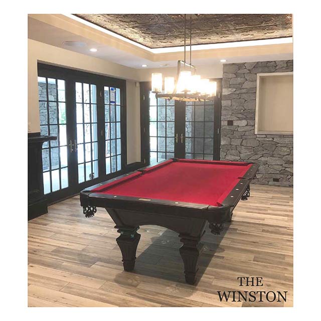 Winston Pool Table Red