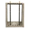 Hazleton Floor Rack Antique Grey Oak Finish