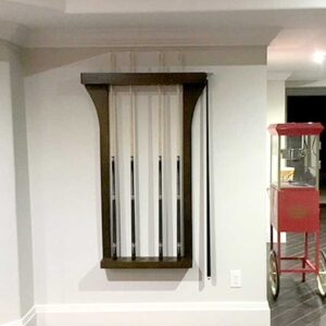 Manhattan cue wall rack